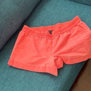 J. Crew Vibrant Coral Athletic Shorts